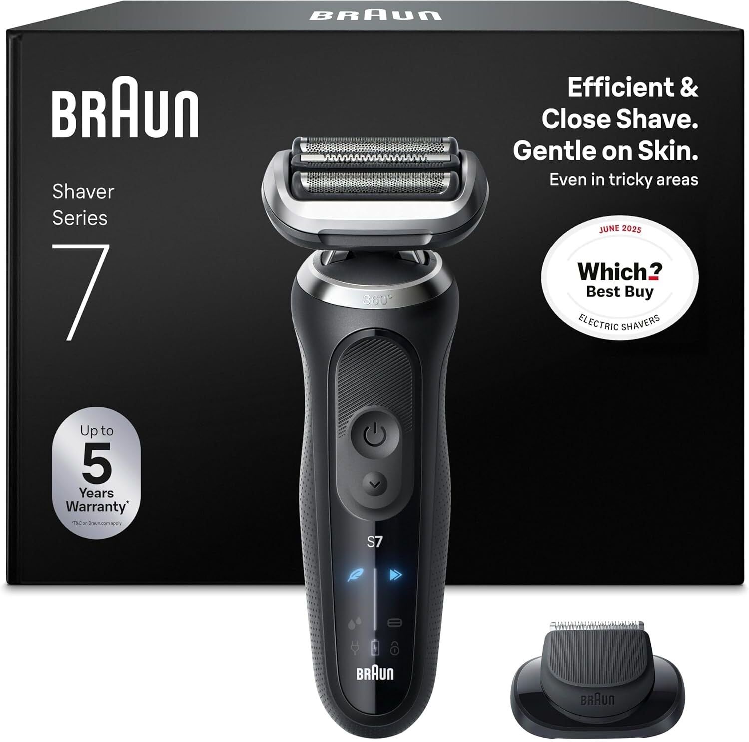 Braun Series 7 Electric Shaver 72-G1200S (Wet & Dry)