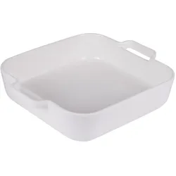 Quadratische Auflaufform 24x20,4 cm - Weiß Carré Porcelaine Table Passion 24x20.4 cm