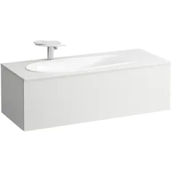 LAUFEN ILBAGNOALESSI Waschtischunterbau, Siphonausschnitt links, 1195x490x365mm, 1 Schublade, H4304410979991, Farbe: Multicolor