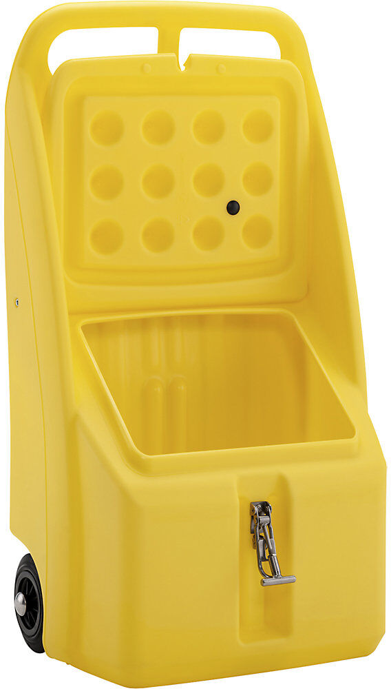 Streuwagen Go-Box, Volumen 70 l, LxBxH 590 x 390 x 1070 mm, gelb CEMO