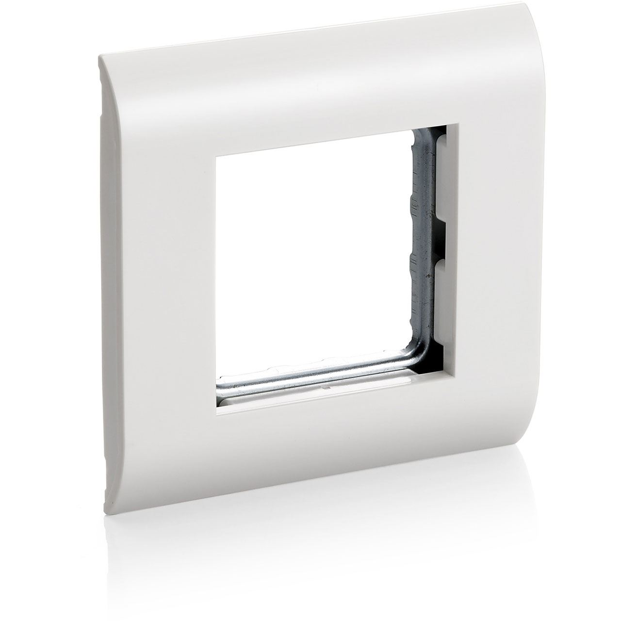 equip French Modular Abdeckrahmen 45x45mm reinweiß