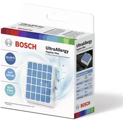 Bosch Hausgeräte UltraAllergy Hygienefilter, Staubsauger Zubehör, Blau, Weiss