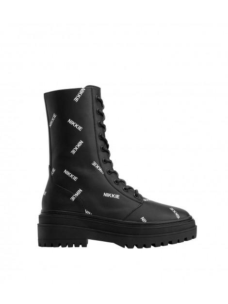 Nikkie Djuna logo boots n 9-521 2201 black