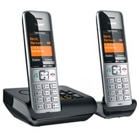 COMFORT 500A Duo, analoges Telefon silber/schwarz, 2 Mobilteile