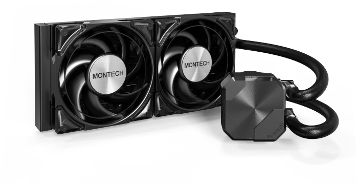 Montech Hyper Flow SILENT 240 Schwarz