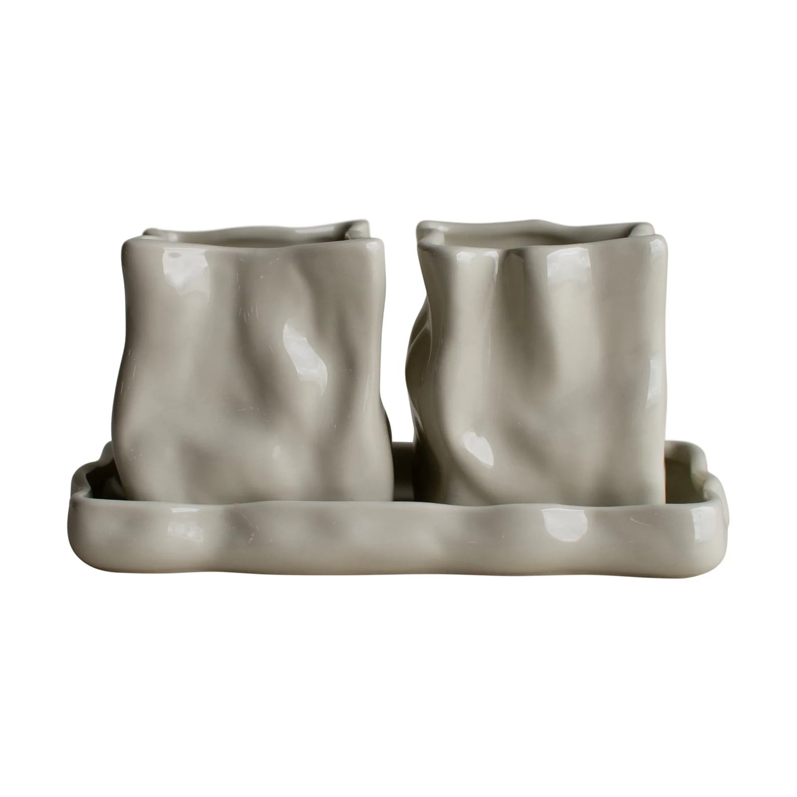 DBKD Herb bloempot 3-delig Creme