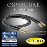 Goldkabel OUVERTURE Cinch Stereo (0,5m) GO103505
