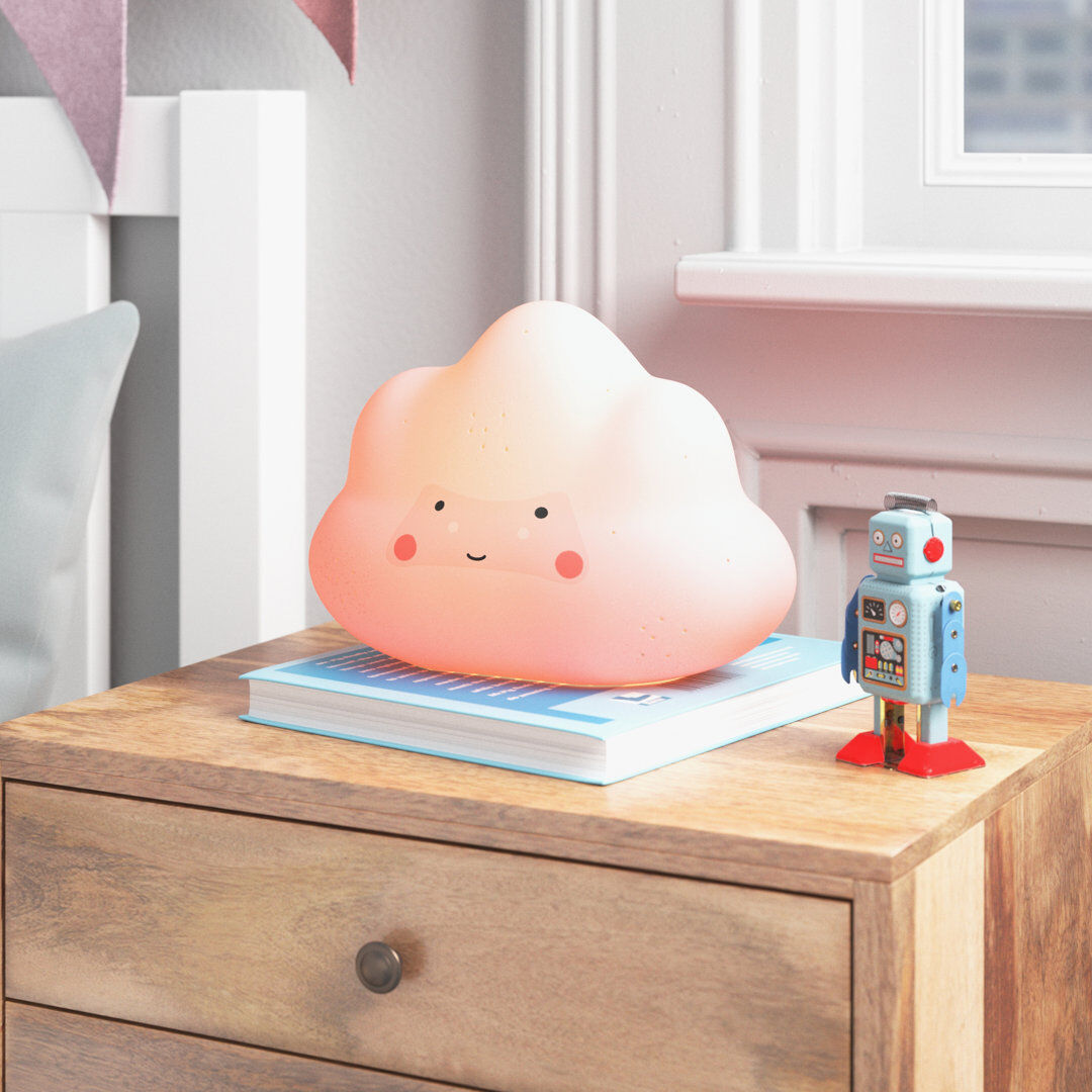 Mack + Milo Aaryan Night Light Pink 18cm H X 25cm W X 15cm D
