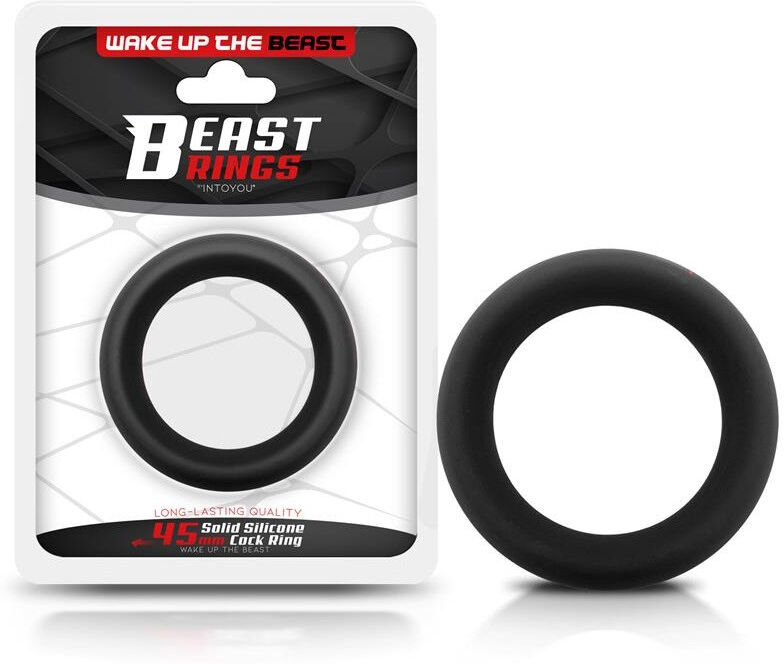 BEAST RINGS Anneau pour pénis en silicone solide 4,5 cm