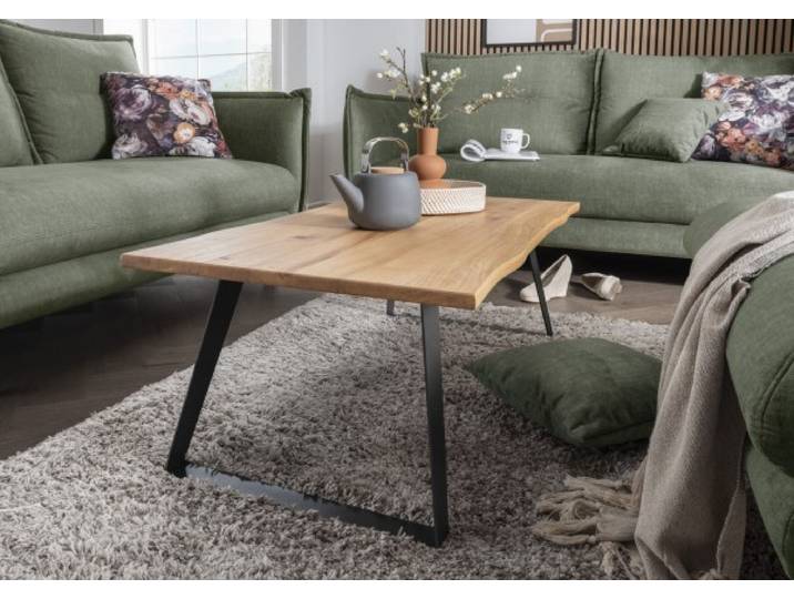 Faktorei Charlie Couchtisch Wildeiche/Metall 110x60x40 cm
