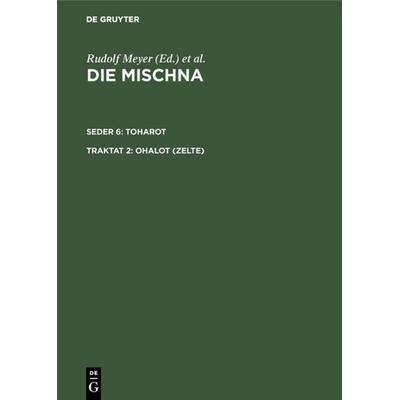 Ohalot (Zelte), Gebundene Ausgabe von , De Gruyter, 978-3-11-009808-2