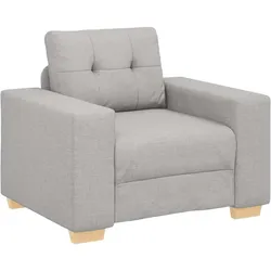 vidaXL Sofa-Sessel Wolkengrau 100x78x80 cm Stoff