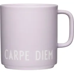 Favourite Becher mit Henkel Carpe Diem, hellviolett