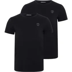 CHIEMSEE T-Shirts im Basic-Stil mit Logo, Größe XL in Schwarz 9090