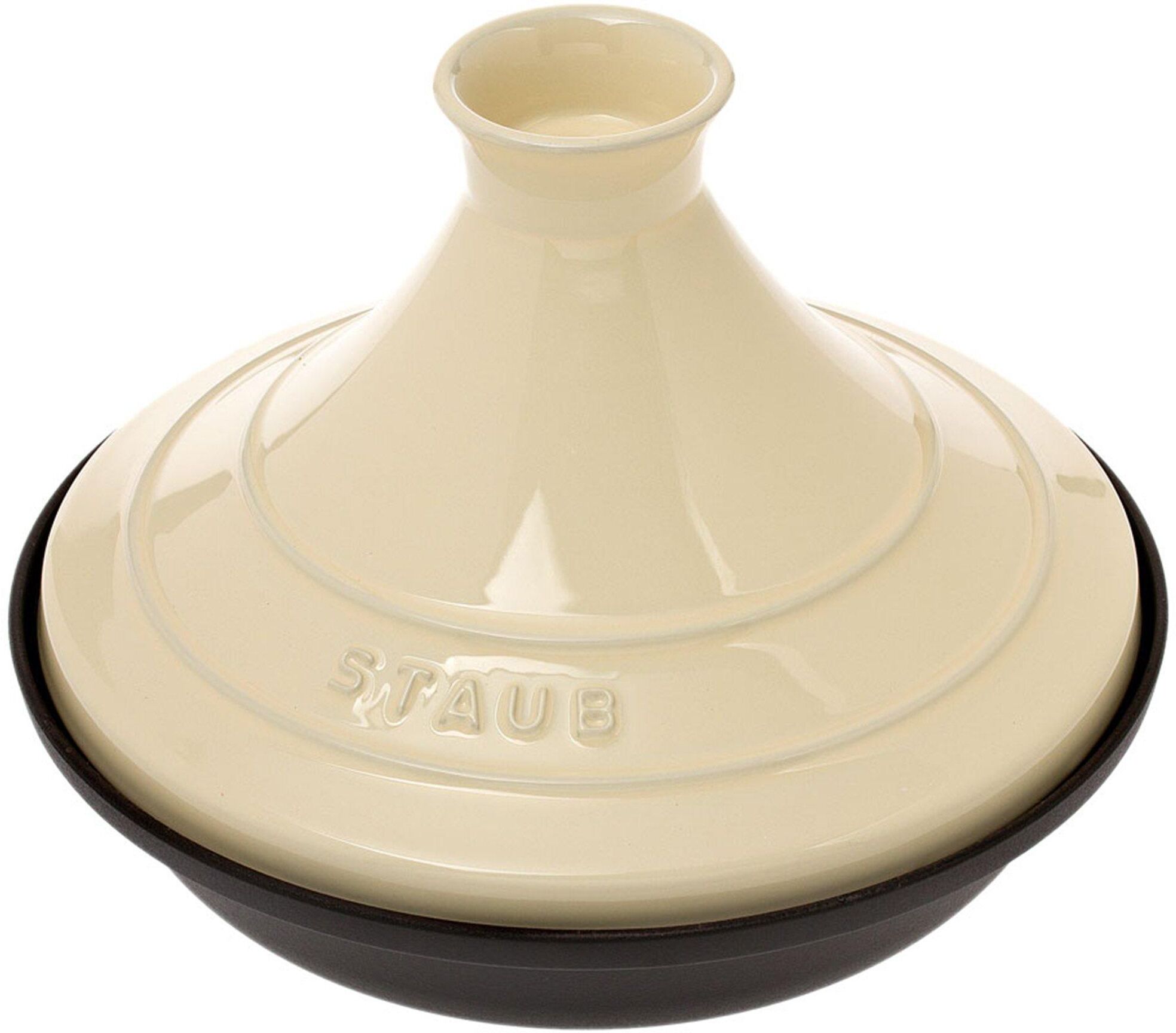 Staub tagine 28 cm bianco