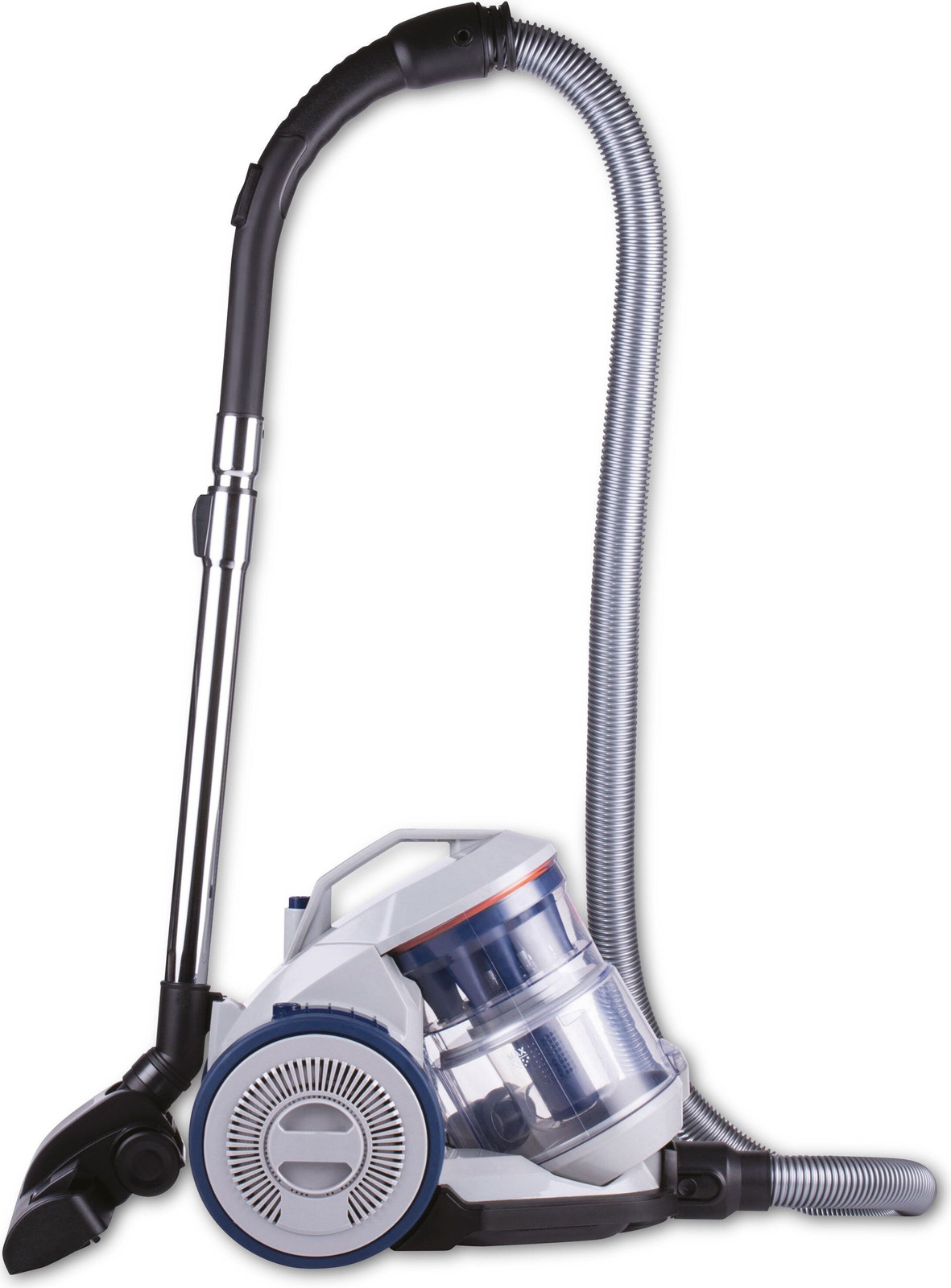 Dirt Devil Stofzuiger zonder Zak DD2501 850W Grijs/Blauw met HEPA 12 Filter en Combi-accessoires