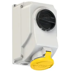 PCE 7525-4 CEE-Steckdose abschaltbar 32A 5p 4h IP44/IP54 75254