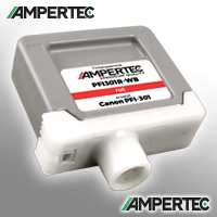 Ampertec Kompatible Tinte ersetzt Canon 1492B001 PFI-301R rot