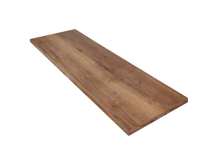 Arbeitsplatte Höhe 3,8 cm 180cm Braun/Eiche Havanna Dekor