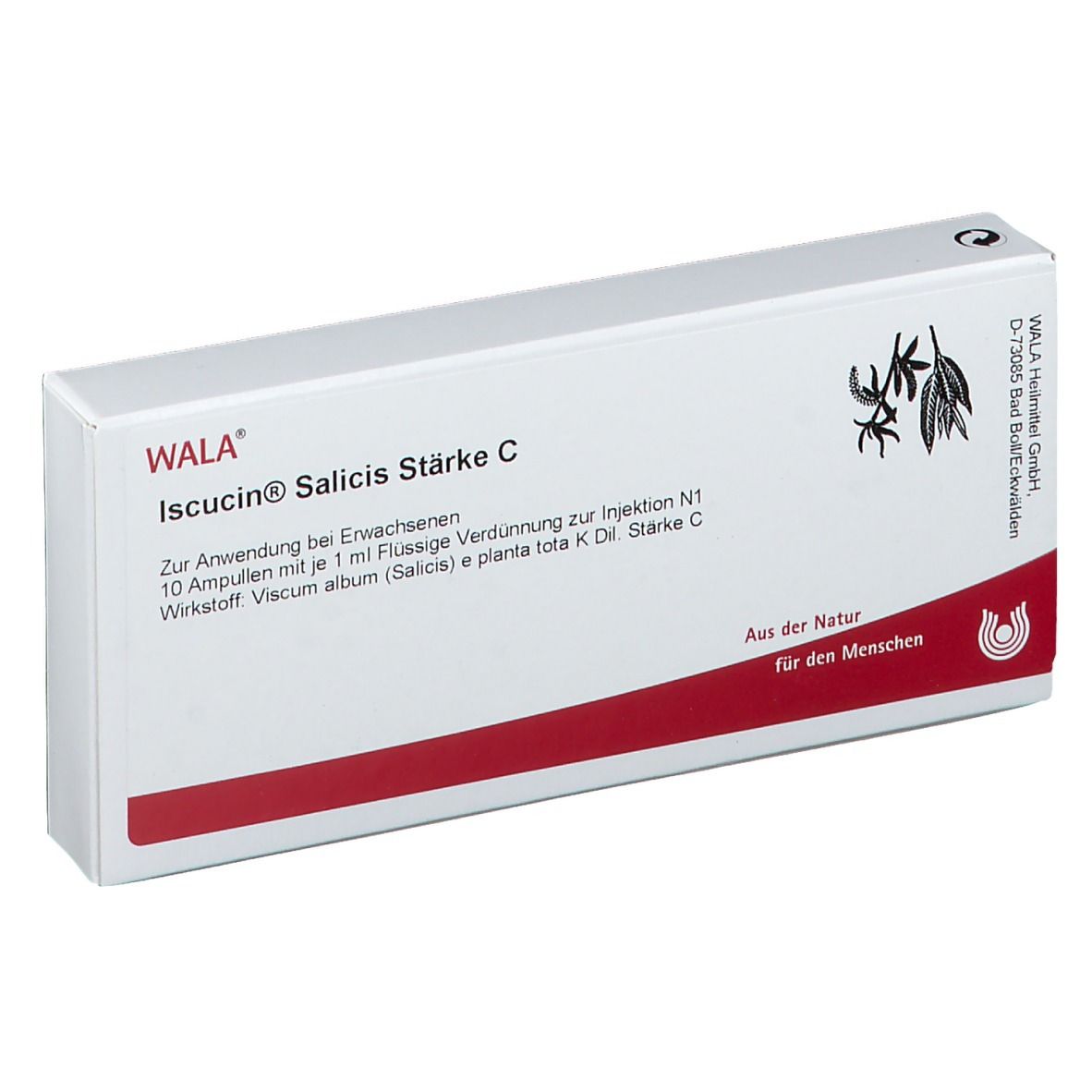 Iscucin salicis Stärke C Ampullen 10x1 ml