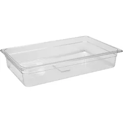 TRIZERATOP Contenitore gastro, contenitore per ristorazione in policarbonato GN 1/1 profondità 100mm, 530x325mm