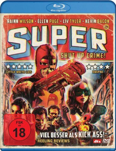 James Gunn - Super - Shut Up, Crime! [Blu-ray] - Preis vom 05.10.2026 03:47:11 h