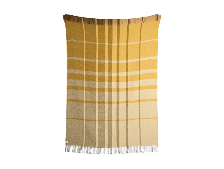 Røros Tweed Plaid Filos 145x220 cm Yellow