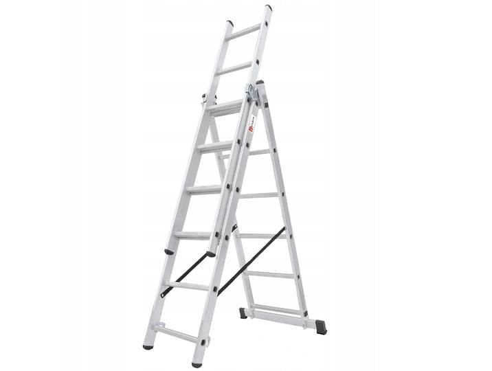 KADmankind-Échelle en Aluminium Multifonctionnelle, 3x6, pour Bain Universel, 150kg, avec Crochet