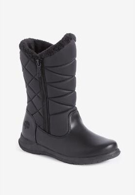 Women's Edgen Waterproof Boot by TOTES in Black (Size 12 M)
