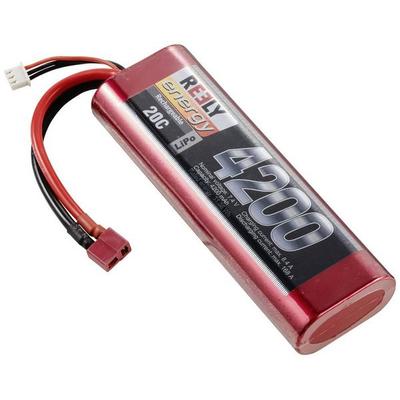 Reely Modellbau-Akkupack (LiPo) 7.4V 4200 mAh Zellen-Zahl: 2 20 C Hardcase T-Stecksystem