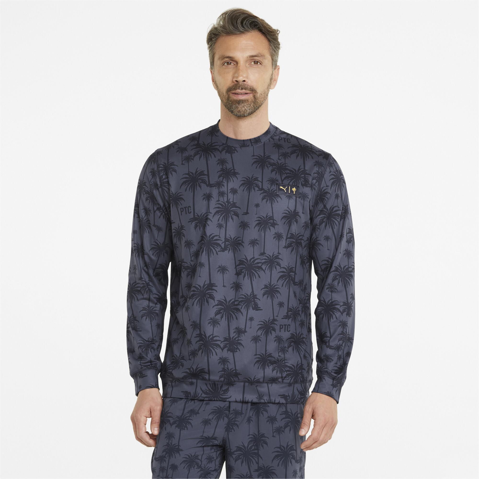 PUMA Heren PUMA x Palm Tree Crew Lichtgewicht Crew Hals Golf Sweatshirt