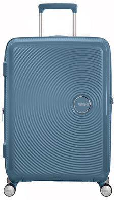 American Tourister Soundbox 77cm 4-Wheel Expandable Suitcase - Stone Blue