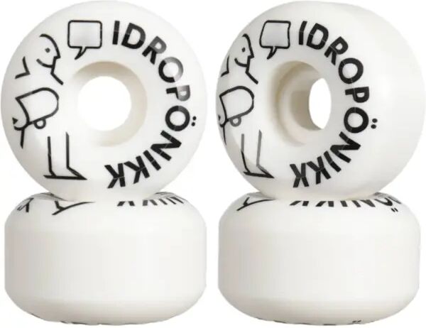 Skateboard Rollen Hydroponic Hykea 100A 4 Stk. (53mm - Weiß)