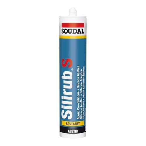 Soudal Silirub S 9500 Siliconenkit, Transparant, 310 ml
