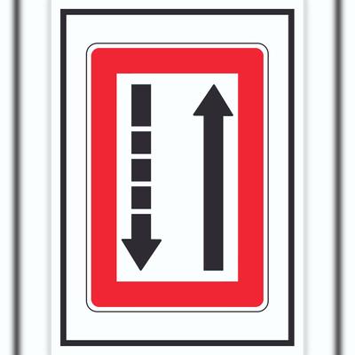 HB-Druck Fahrwasserseite an Steuerbordbord halten Symbol A2 (420x594mm)