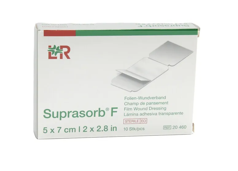 Lohmann & Rauscher GmbH & Co. KG Suprasorb F Folien-Wundverband steril, 5 x 7 cm (10 Stück) 162460