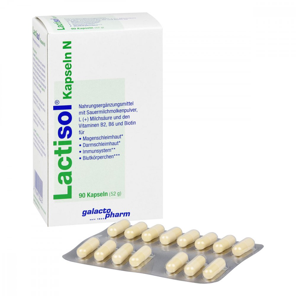Galactopharm Dr. Sanders GmbH & Co. KG. Lactisol Kapseln N 14300786