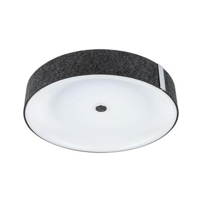 PAULMANN LED Deckenleuchte "Malika 2700K 2300lm 230V 29W Anthrazit", grau (anthrazit), 1, Ø 40,2cm H: 10,7cm, 1 Stk., Leuchten, 3-Step-Dim, LED Deckenleuchte