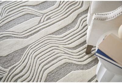 Grand Bazaar Wallace Hand Tufted Abstract Transitional Area Rug