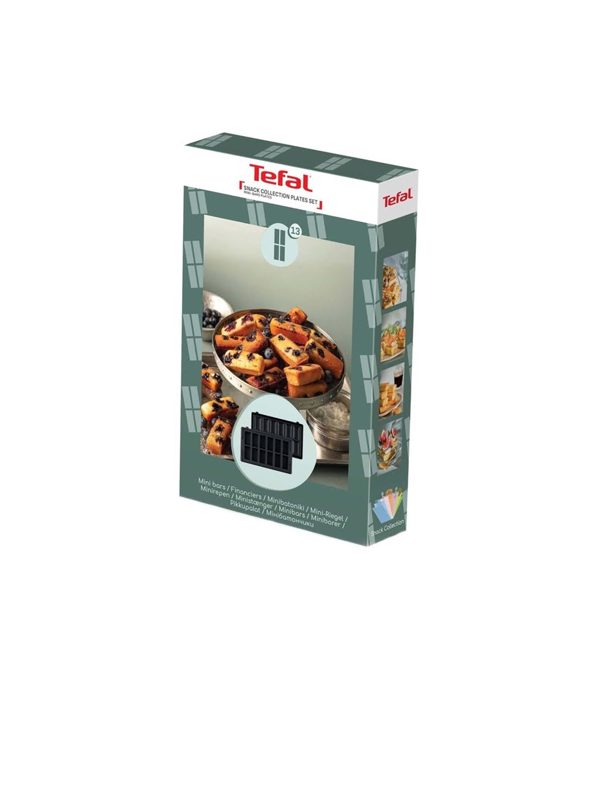 Tefal XA801312 Snack Collection - Box 13: Mini bars