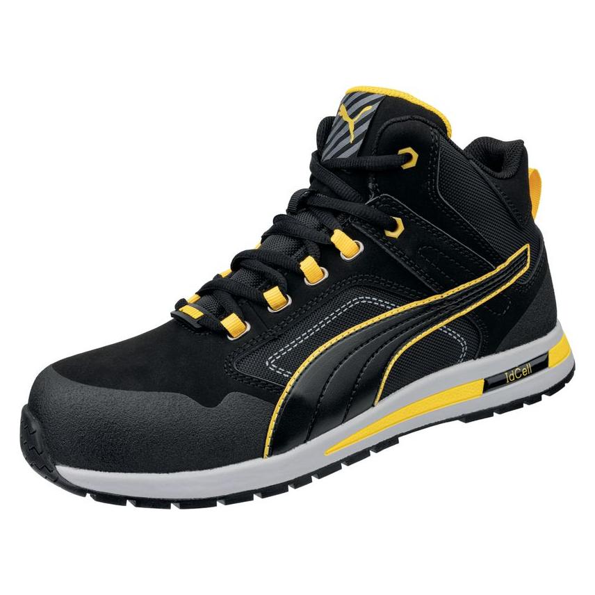 Puma SB Crosstwist Blk Mid Berufsschuhe (SB, 48) (633130-200)