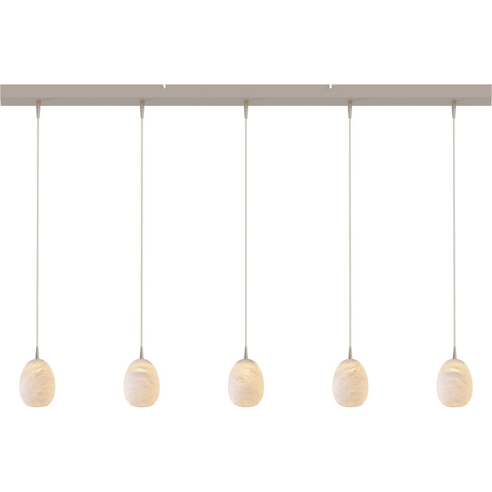 Masterlight Design hanglamp Alta 5-lichts beige terra