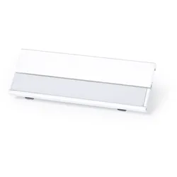 25x Weißer Aluminium-Identifikator mit Klemme