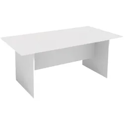 Konferenztisch PRIMO WHITE, 180x90 cm, weiß