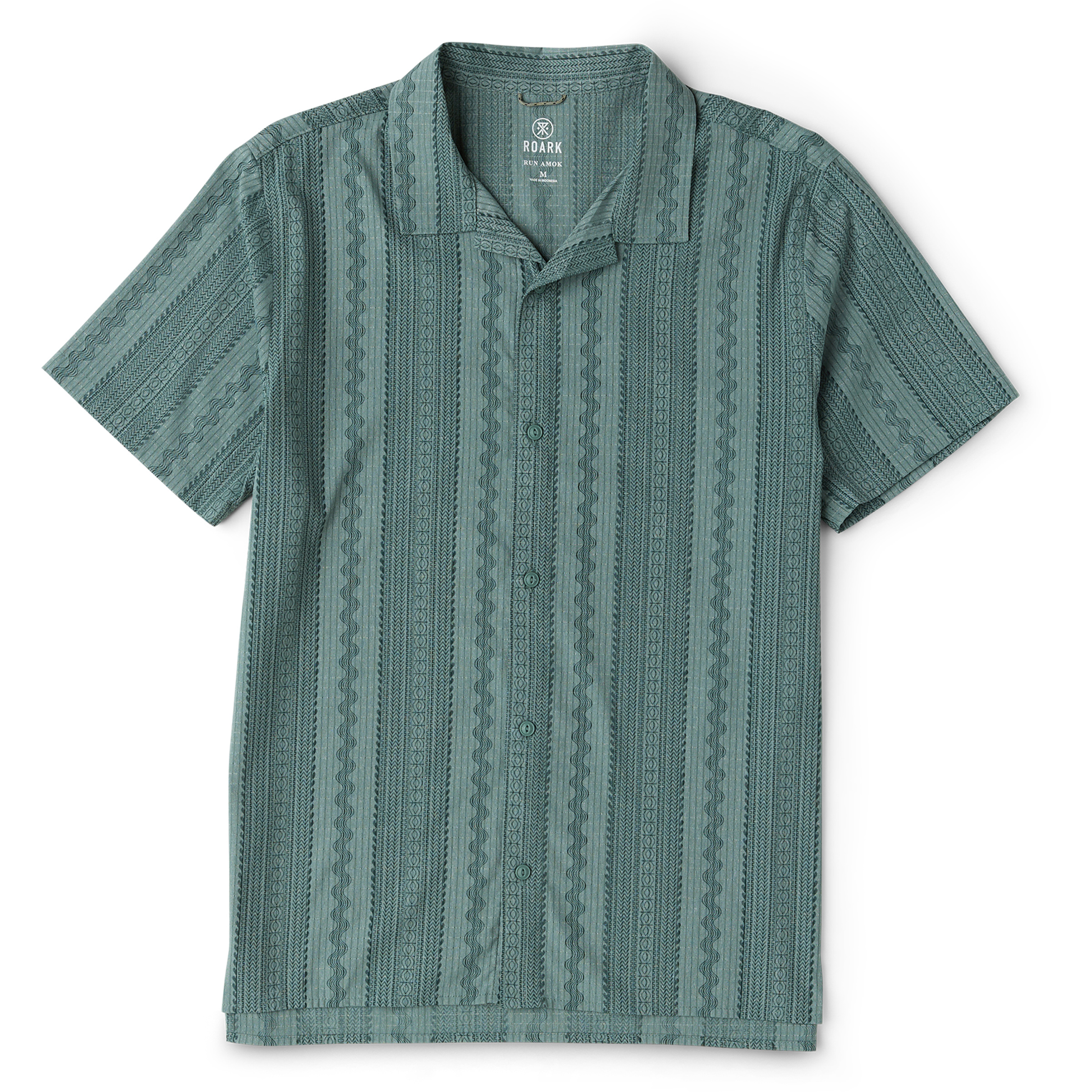 Roark Bless Up Trail Herren Hemden slate green 2 Größe S Lifestyle Hautfreundlich