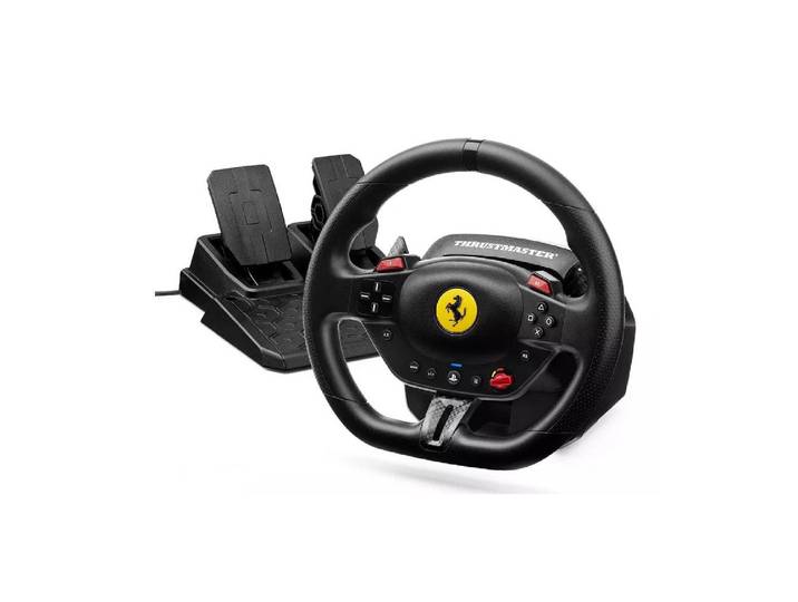 Volant gaming T98 Ferrari 296 GTB + pédalier T98-P pour PS5 THRUSTMASTER