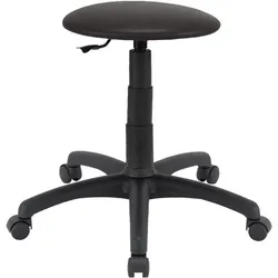 Nowy Styl, Bürostuhl, Hocker Goliat K.-leder schwarz (49.50 - 53 cm)