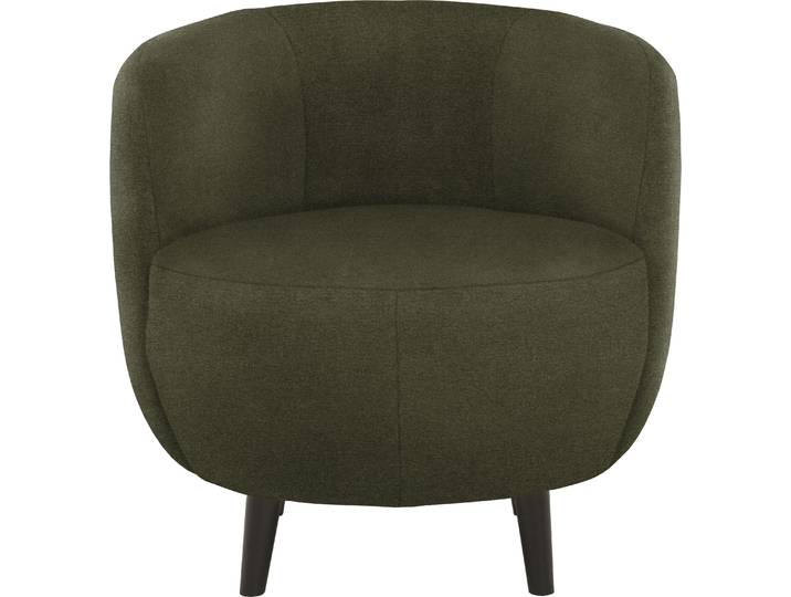 Sessel LOOKS XIV Cocktailsessel , grün, B:72cm H:72cm T:76cm, 100% Polyester, LOOKS BY WOLFGANG JOOP, Sessel, Sessel, runde Form, perfekt für jeden Wohnraum als Einzelstück
