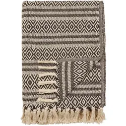 House Nordic, Decke, Adana Plaid 130 x 180 cm, Braun, Eigenschaften (180 x 130 cm)