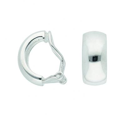 Paar Ohrclips ADELIA´S "Damen 925 Silber Ohrringe Ohrclips", silber, Ohrringe, Damen, Damen, Silber 925 (Sterlingsilber), Silberschmuck für Damen